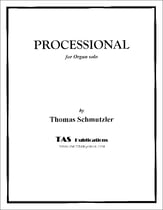 PROCESSIONAL Organ sheet music cover